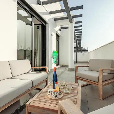 Uxama Luxury Penthouse En Triana - Terraza Y Parking Privados - Piscina * Sewilla