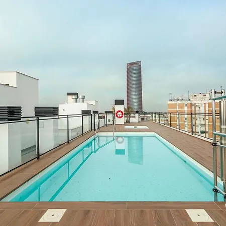 Uxama Luxury Penthouse En Triana - Terraza Y Parking Privados - Piscina Apartament *